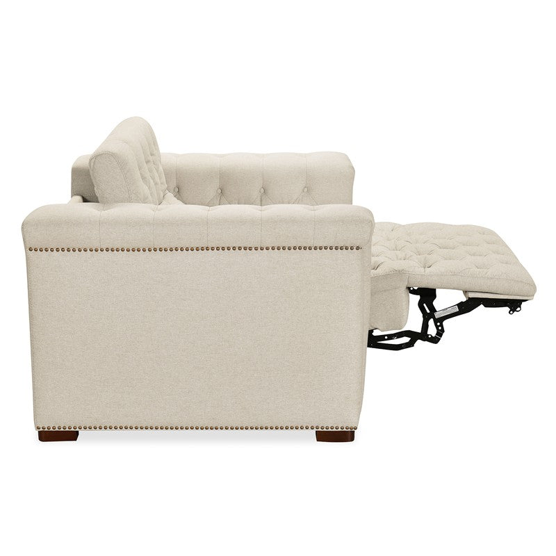 SS - Savion Deux Power Recliner With Power Headrest - Beige