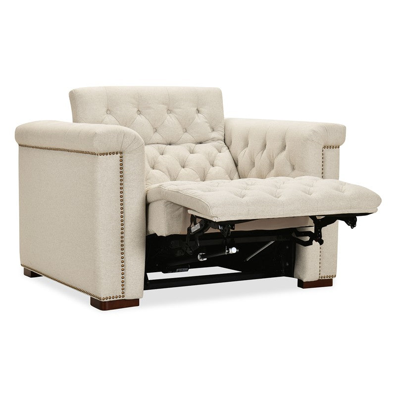SS - Savion Deux Power Recliner With Power Headrest - Beige