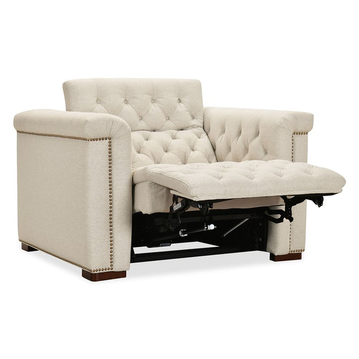 SS - Savion Deux Power Recliner With Power Headrest - Beige