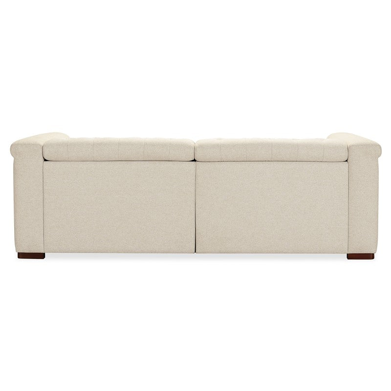 SS - Savion Deux Sofa With Power Recliners And Power Headrests - Beige