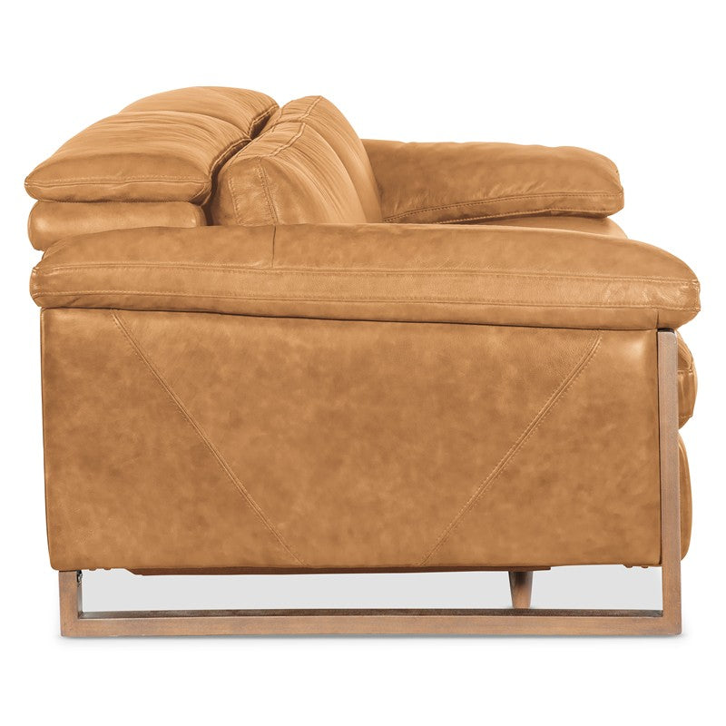 Jericho - Power Sofa With Power Headrest - Light Brown