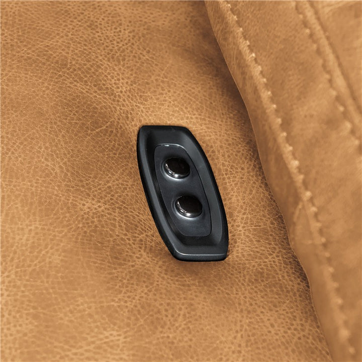Jericho - Power Sofa With Power Headrest - Light Brown
