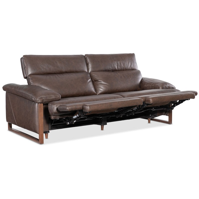 Jericho - Power Sofa With Power Headrest - Brown