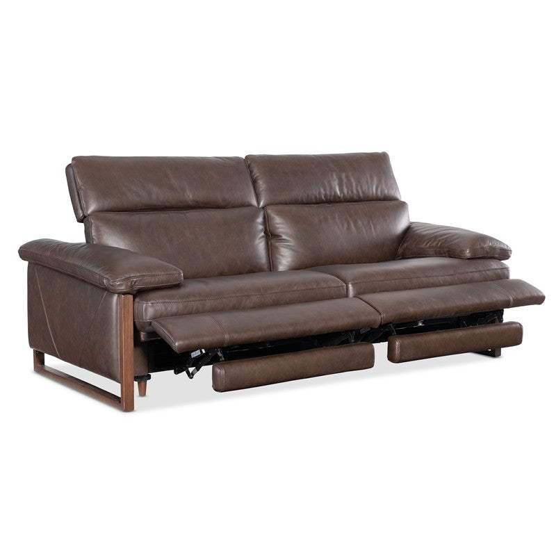 Jericho - Power Sofa With Power Headrest - Brown