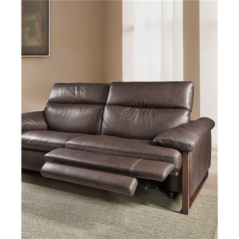 Jericho - Power Sofa With Power Headrest - Brown