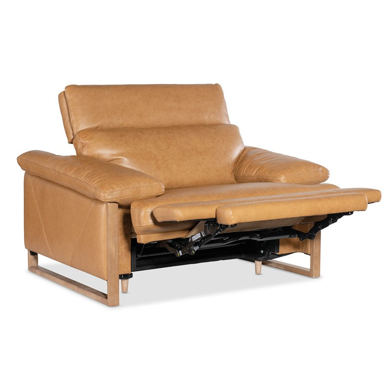 Jericho - Power Recliner With Power Headrest - Brown
