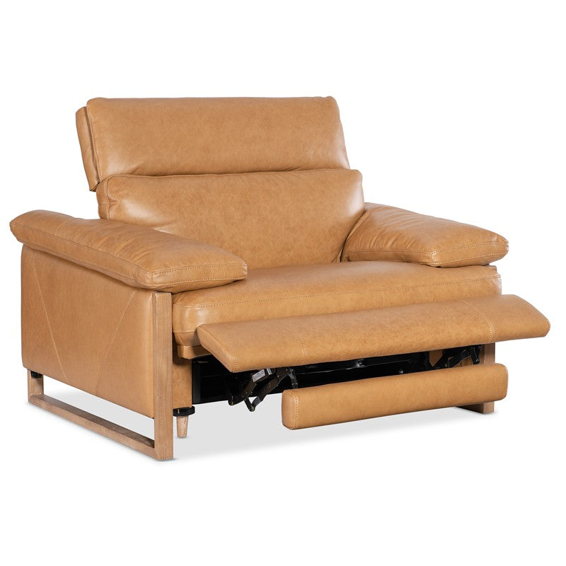 Jericho - Power Recliner With Power Headrest - Brown