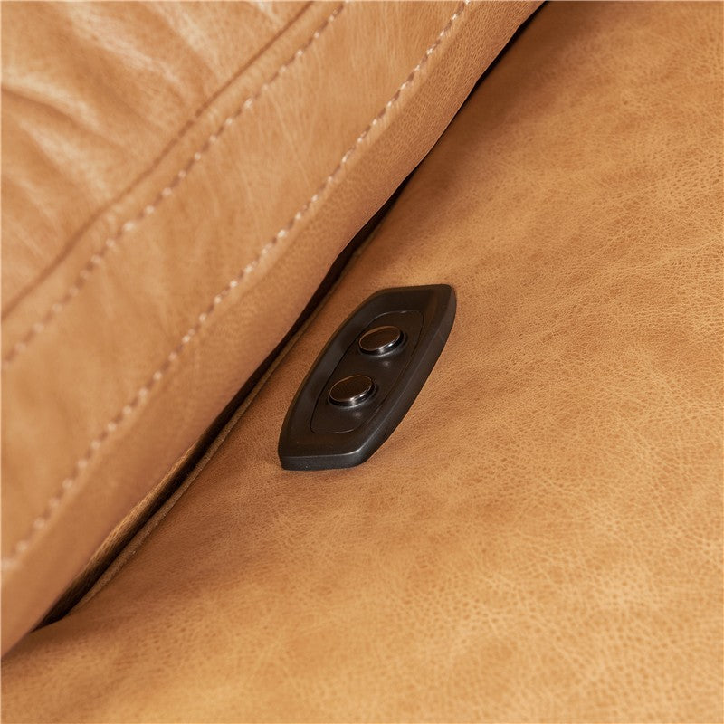 Jericho - Power Recliner With Power Headrest - Brown