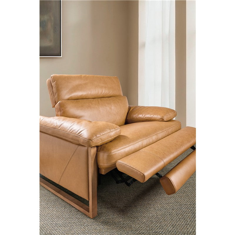 Jericho - Power Recliner With Power Headrest - Brown