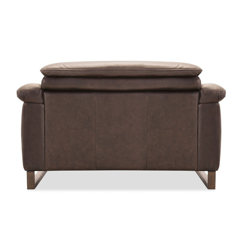 Jericho - Power Recliner With Power Headrest - Dark Brown