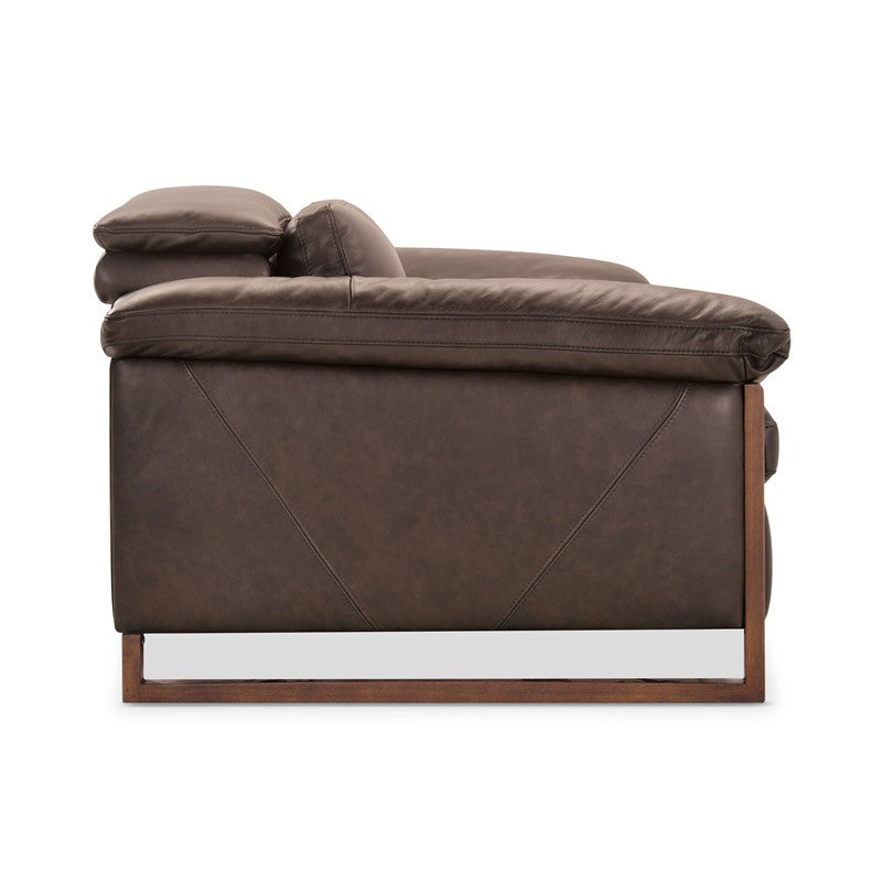 Jericho - Power Recliner With Power Headrest - Dark Brown