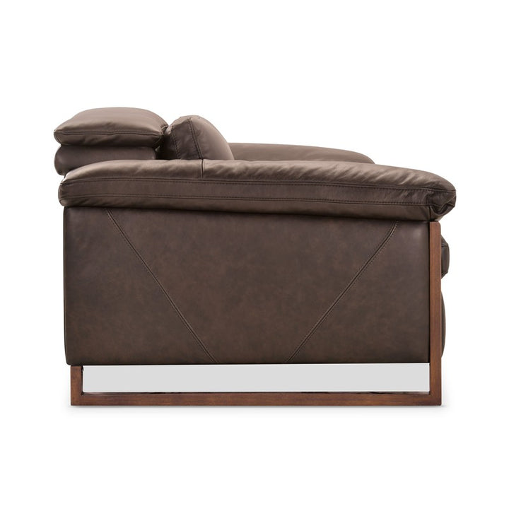 Jericho - Power Recliner With Power Headrest - Dark Brown