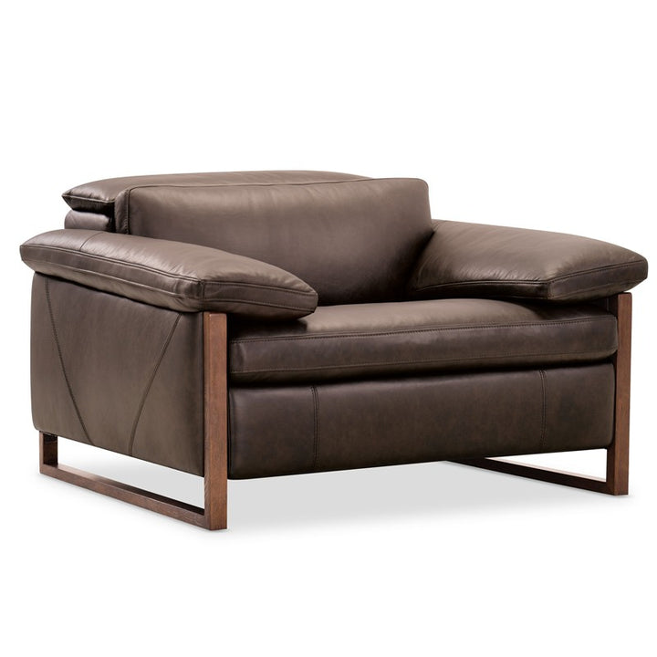 Jericho - Power Recliner With Power Headrest - Dark Brown