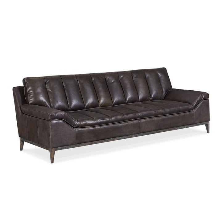 SS - Kandor Leather Stationary Sofa