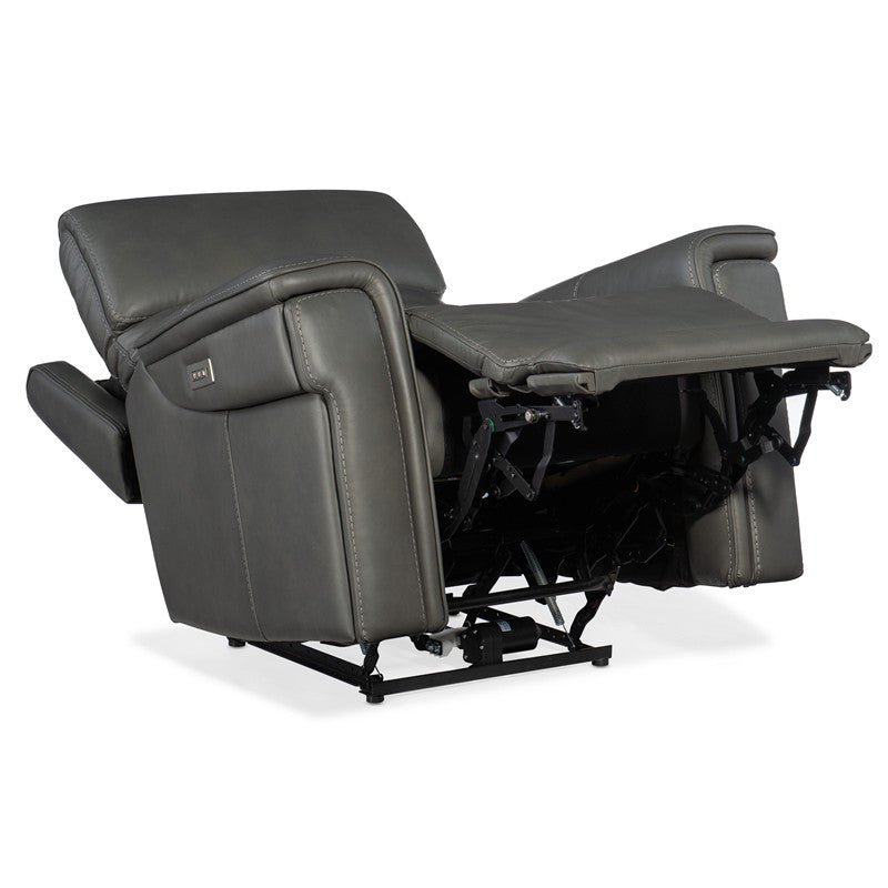 MS - Lyra Zero Gravity Power Recliner With Power Headrest - Dark Gray