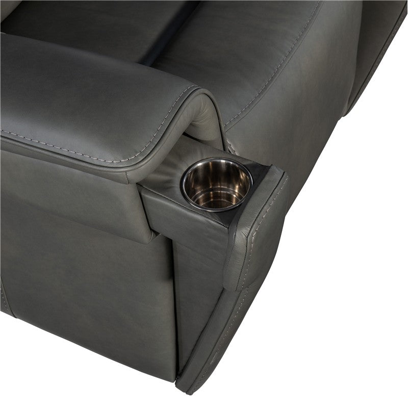 MS - Lyra Zero Gravity Power Recliner With Power Headrest - Dark Gray