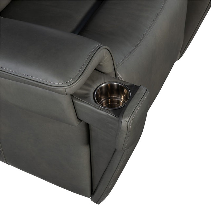MS - Lyra Zero Gravity Power Recliner With Power Headrest - Dark Gray