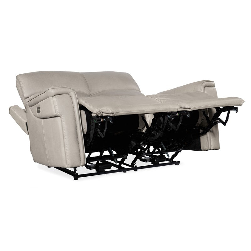 MS - Lyra Zero Gravity Power Loveseat With Power Headrest - Dark Gray