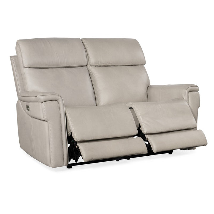 MS - Lyra Zero Gravity Power Loveseat With Power Headrest - Dark Gray