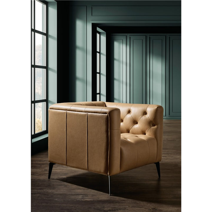 SS - Nicolla Stationary Chair - Beige