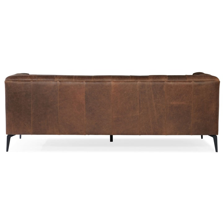 SS - Nicolla Stationary Sofa - Dark Brown