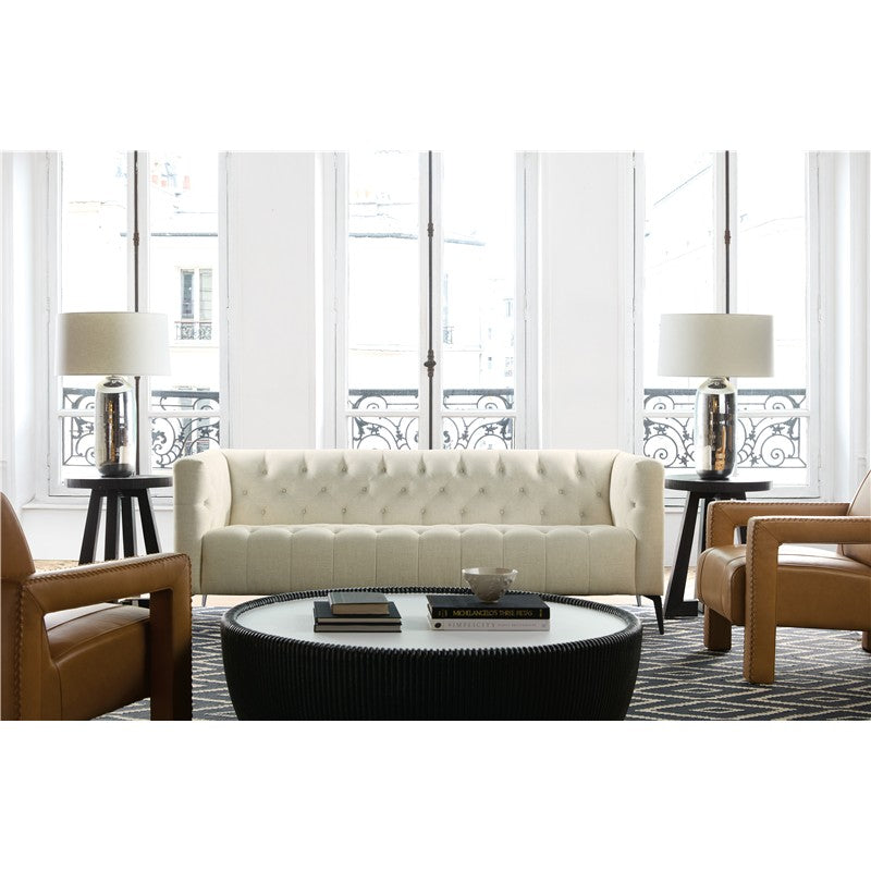 SS - Nicolla Stationary Sofa - Baldwin Natural