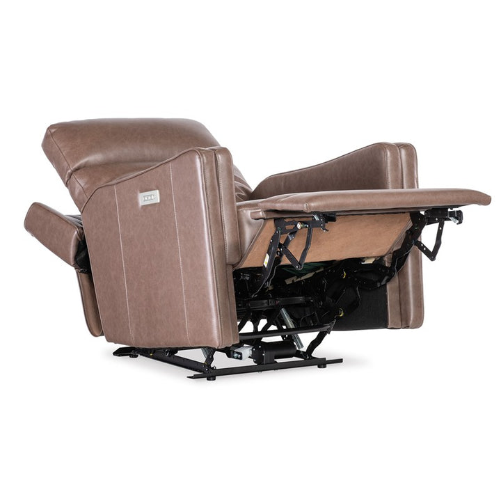 MS - Twain Zero Gravity Power Recliner With Power Headrest And Lumbar - Brown