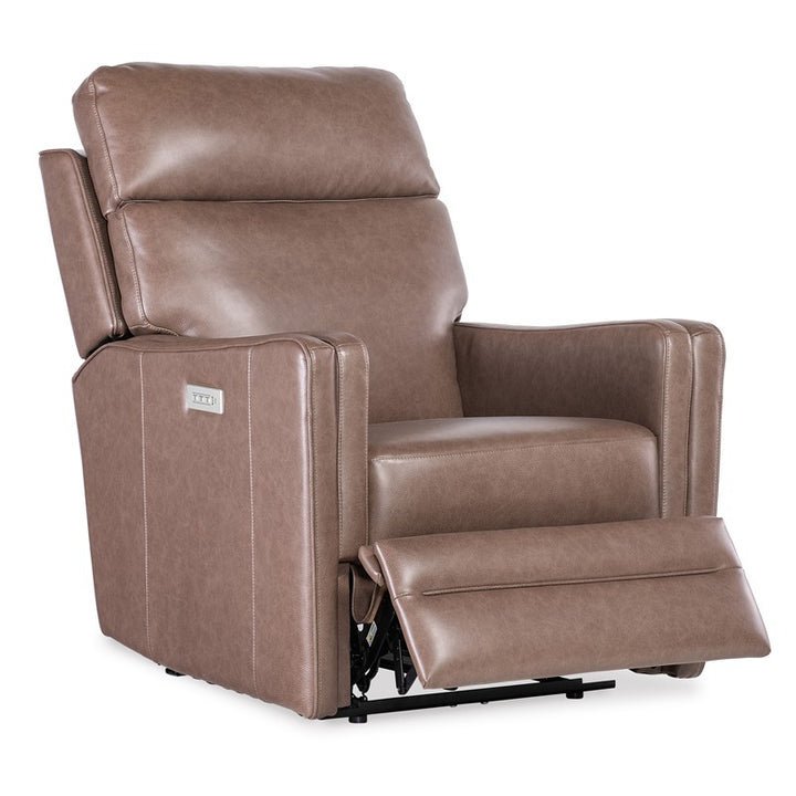 MS - Twain Zero Gravity Power Recliner With Power Headrest And Lumbar - Brown