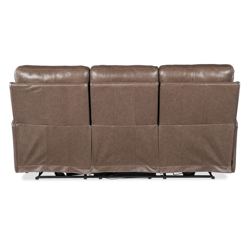MS - Twain Zero Gravity Power Sofa With Power Headrest And Lumbar - Brown / Gray