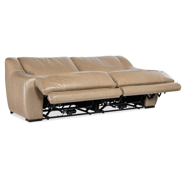 MS - Wayward Power Sofa With Power Headrest - Brown