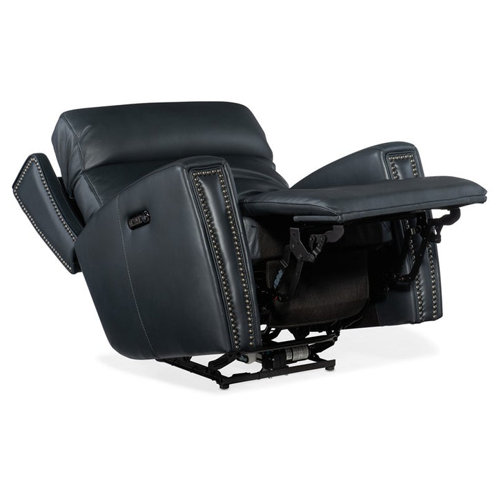 MS - Ruthe Zero Gravity Power Recliner With Power Headrest - Blue