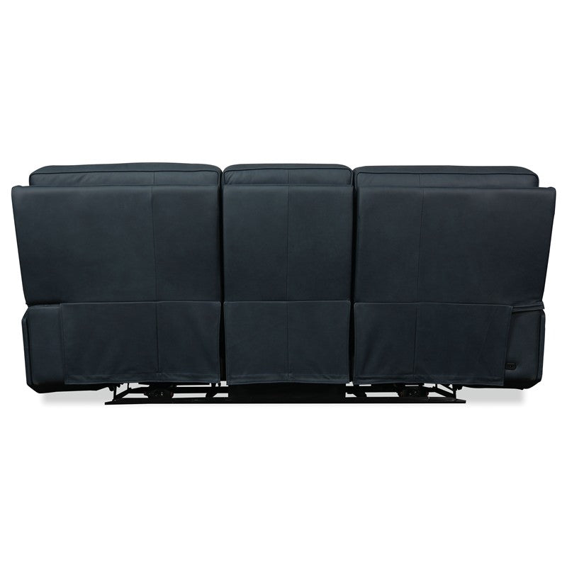 Riverton - Power Sofa With Power Headrest And Lumbar - Black