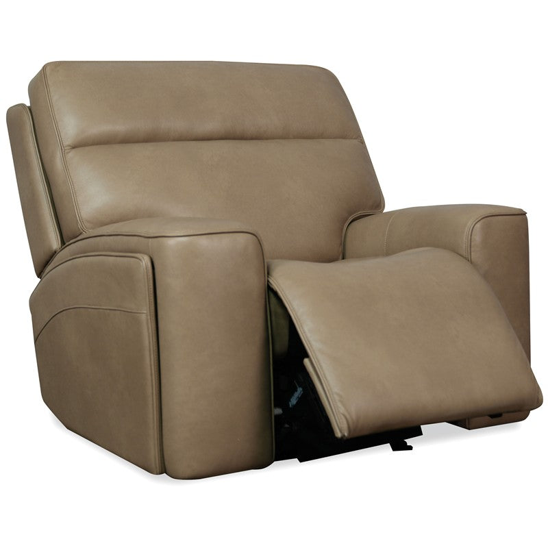 Riverton - Power Gliding Recliner With Power Headrest And Lumbar - Brown