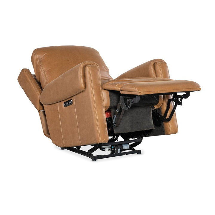 SS - Somers Power Recliner With Power Headrest - Light Brown