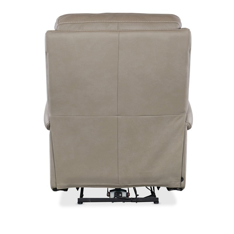 SS - Somers Power Recliner With Power Headrest - Pearl Silver