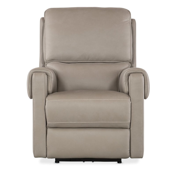 SS - Somers Power Recliner With Power Headrest - Pearl Silver