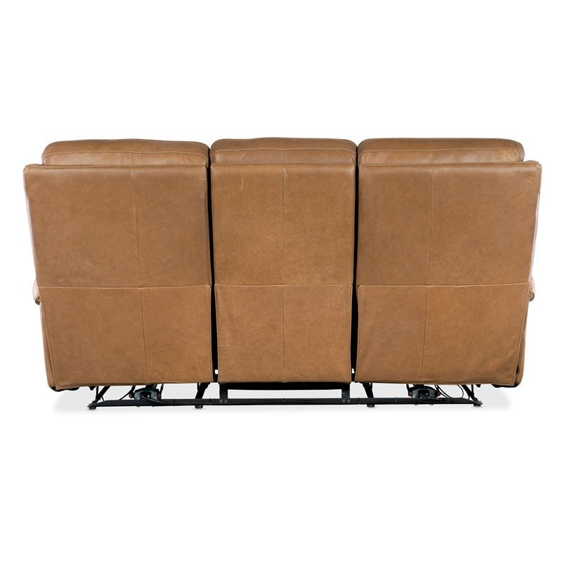 SS - Somers Power Sofa With Power Headrest - Light Brown