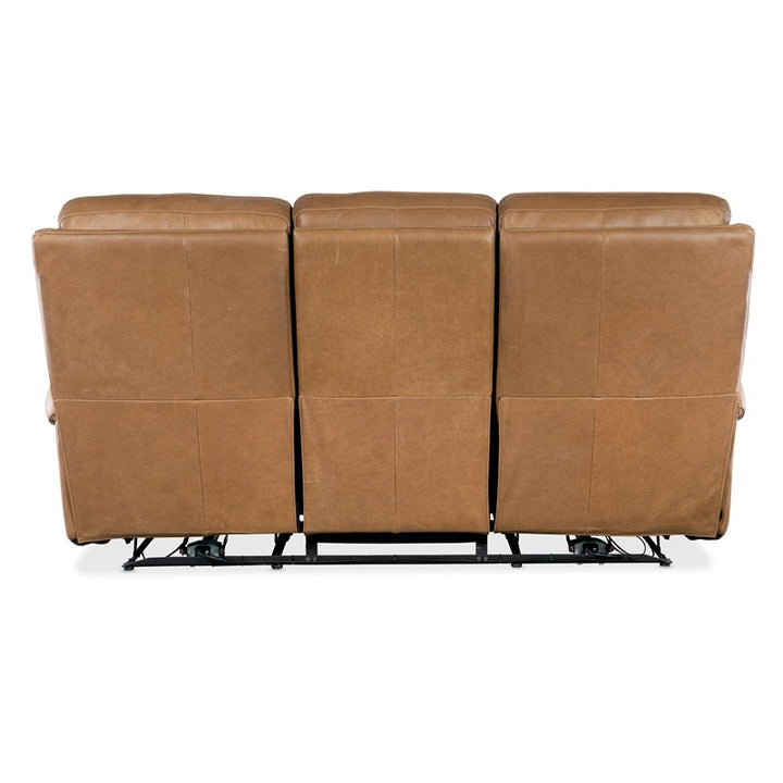 SS - Somers Power Sofa With Power Headrest - Light Brown