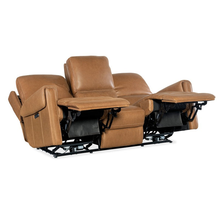 SS - Somers Power Sofa With Power Headrest - Light Brown