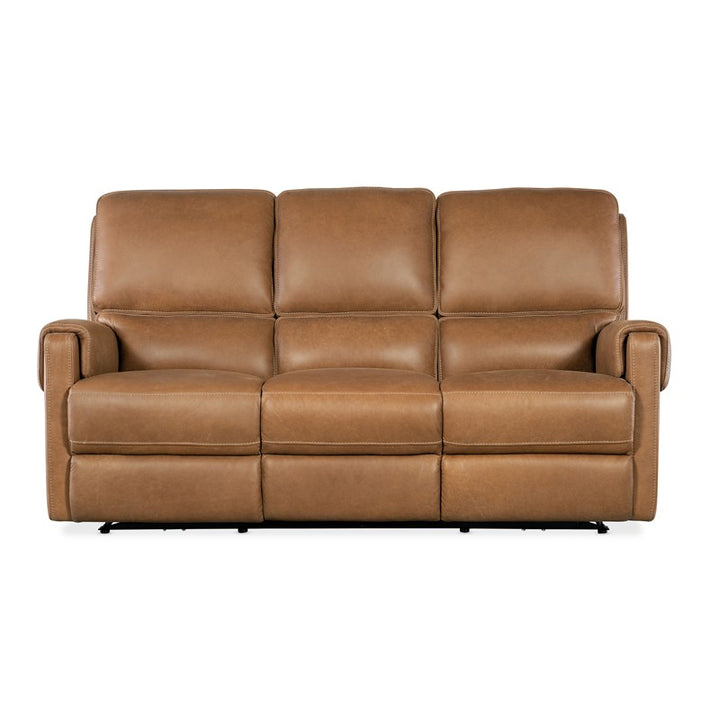 SS - Somers Power Sofa With Power Headrest - Light Brown