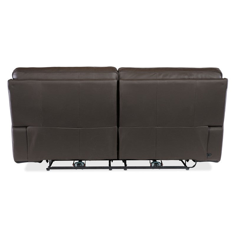 MS - Kramer Zero Gravity Power Sofa With Power Headrest - Dark Brown
