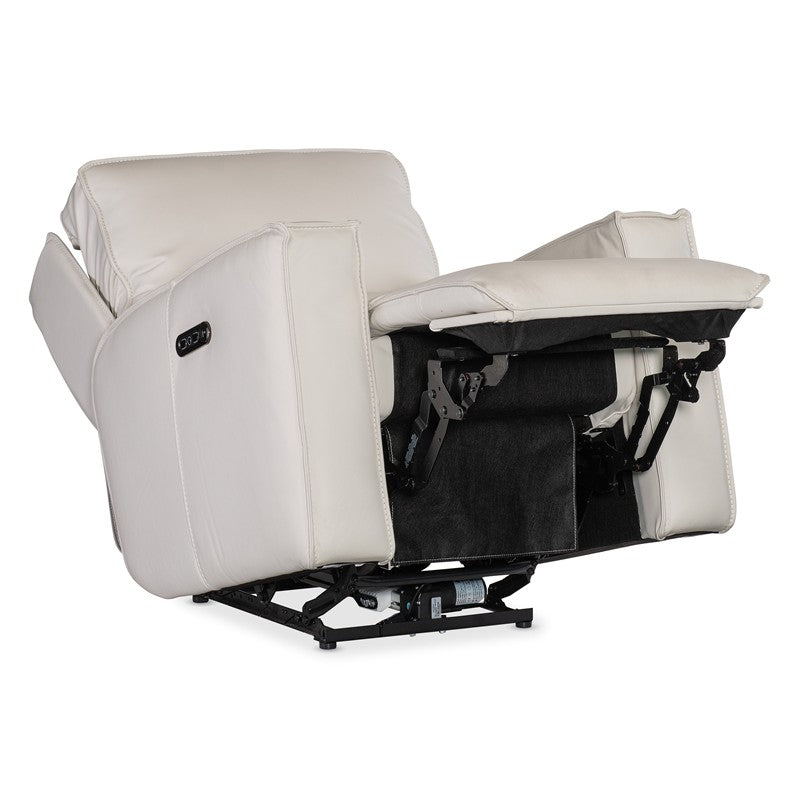 MS - Miles Zero Gravity Power Recliner With Power Headrest - White