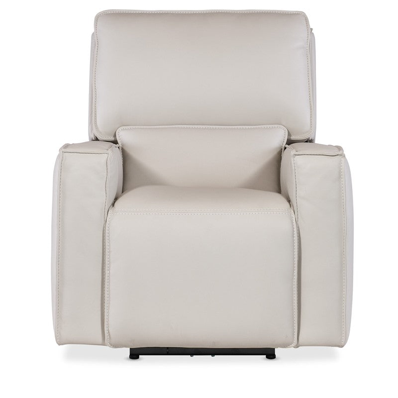 MS - Miles Zero Gravity Power Recliner With Power Headrest - White