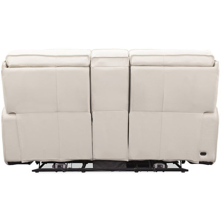 MS - Miles Zero Gravity Console Loveseat With Power Recline & Power Headrest - Gray