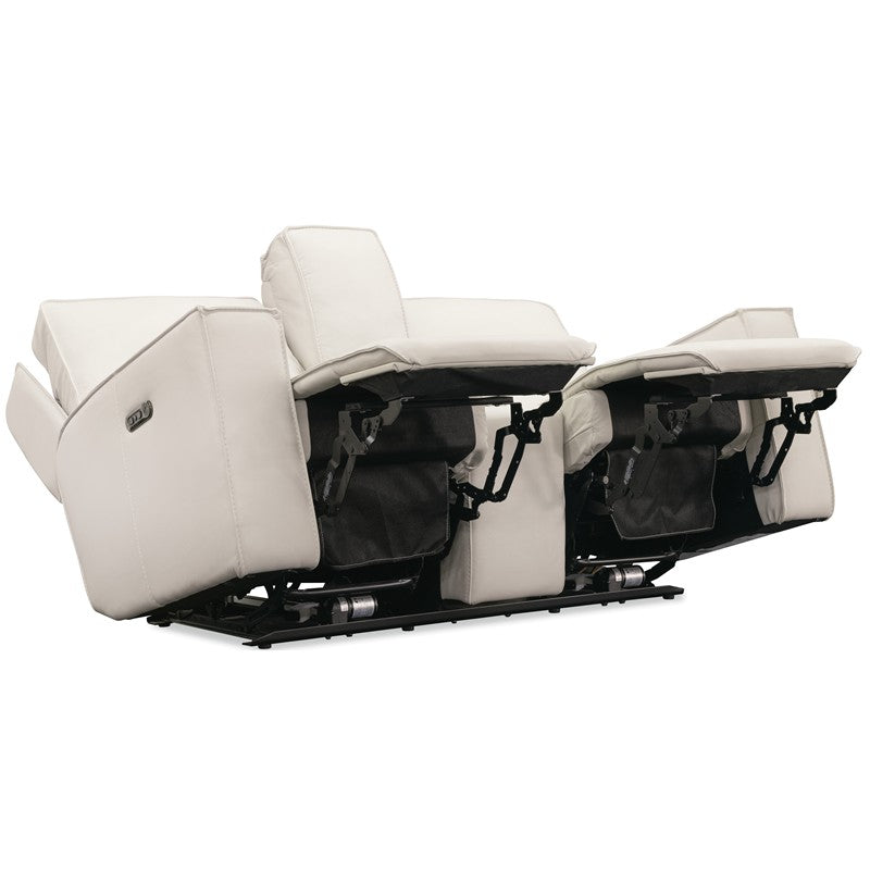 MS - Miles Zero Gravity Console Loveseat With Power Recline & Power Headrest - Gray