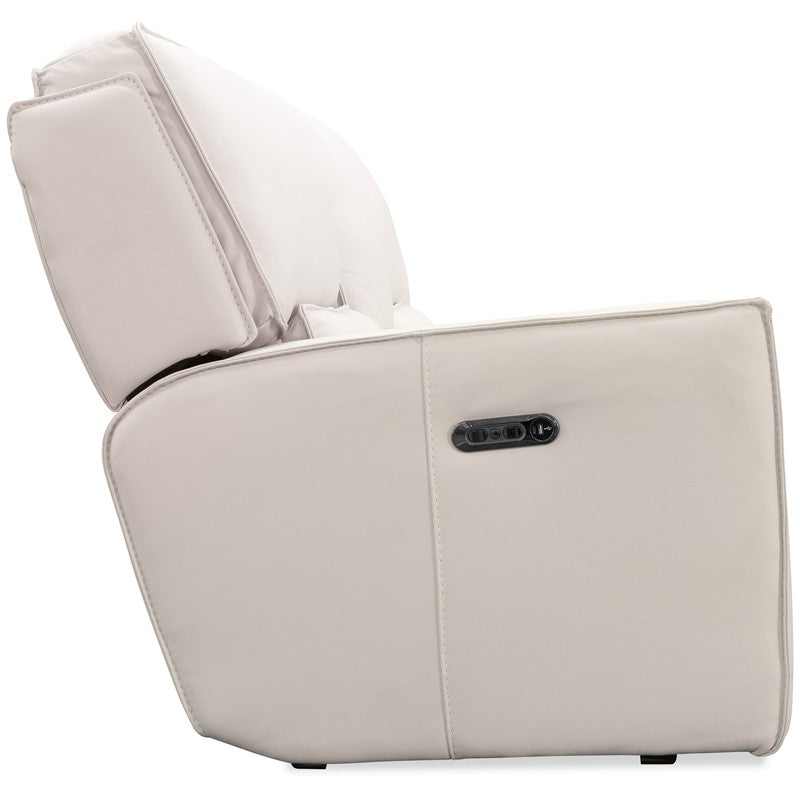 MS - Miles Zero Gravity Console Loveseat With Power Recline & Power Headrest - Gray