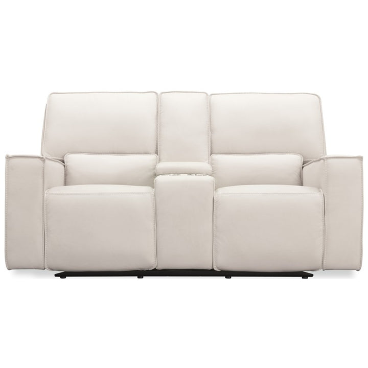 MS - Miles Zero Gravity Console Loveseat With Power Recline & Power Headrest - Gray