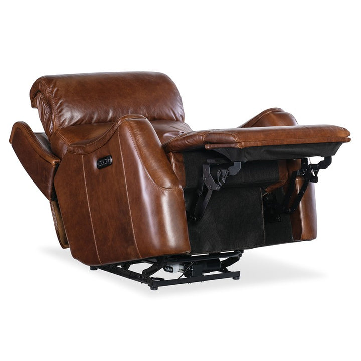 MS - Harlan Zero Gravity Power Recliner With Power Headrest - Dark Brown