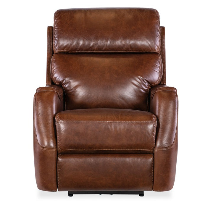 MS - Harlan Zero Gravity Power Recliner With Power Headrest - Dark Brown