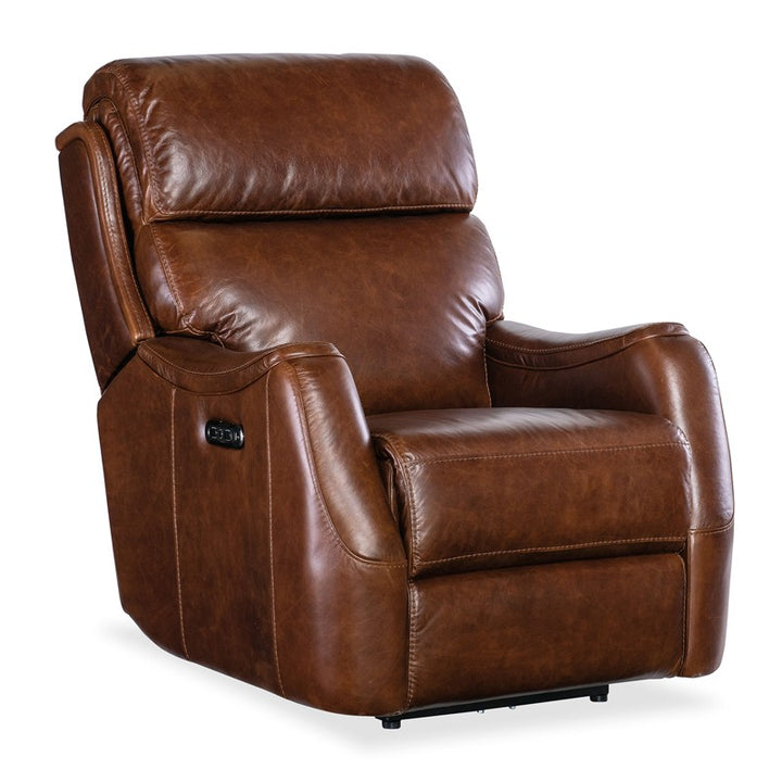 MS - Harlan Zero Gravity Power Recliner With Power Headrest - Dark Brown